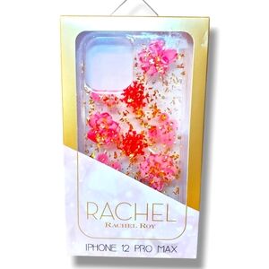 Rachel Roy Apple Iphone Case 12 pro Max Full Protection Transparent New Flower